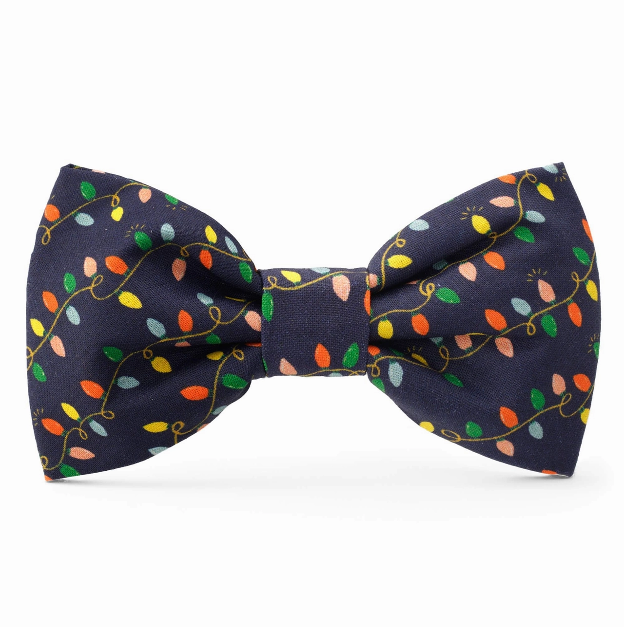 Dog and Cat Bowtie: Rifle Paper Co. x TFD Holiday Lights performance harness,agility dog vest,athletic dog gear