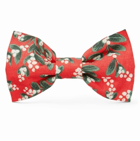Dog and Cat Bowtie: Rifle Paper Co. x TFD Mistletoe performance harness,agility dog vest,athletic dog gear