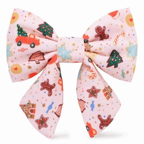Dog and Cat Lady Bowtie: Rifle Paper Co. x TFD Holiday Cookies performance harness,agility dog vest,athletic dog gear
