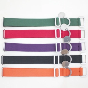 Dog Collar: Weave Cotton dog collar,leather dog collar,adjustable dog collar