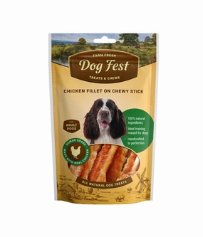 Dog Fest Dog Treats Chicken Fillet on Chewy Stick meat dog treat,healthy dog snack,jerky for dogs