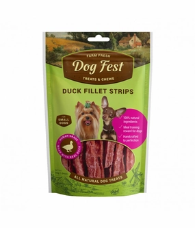 Dog Fest Dog Treats Duck Fillet Strips meat dog treat,healthy dog snack,jerky for dogs