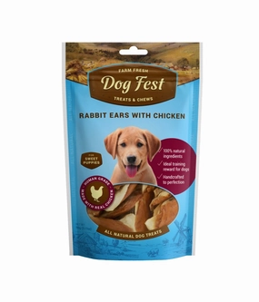 Dog Fest Dog Treats Rabbit Ears With Chicken meat dog treat,healthy dog snack,jerky for dogs
