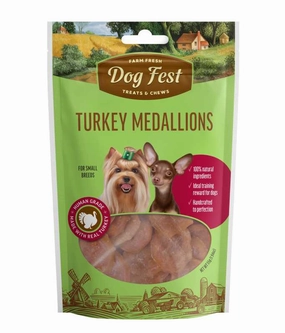 Dog Fest Dog Treats Turkey Medallions meat dog treat,healthy dog snack,jerky for dogs