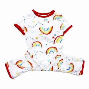 Dog Pajamas Rainbow dog underwear,dog diaper,pet undergarments