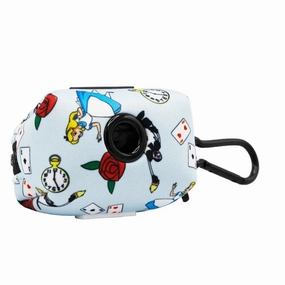 Dog Waste Bag Holder - Disney's Alice in Wonderland Blue treat storage jar,dog treat container,pet snack jar