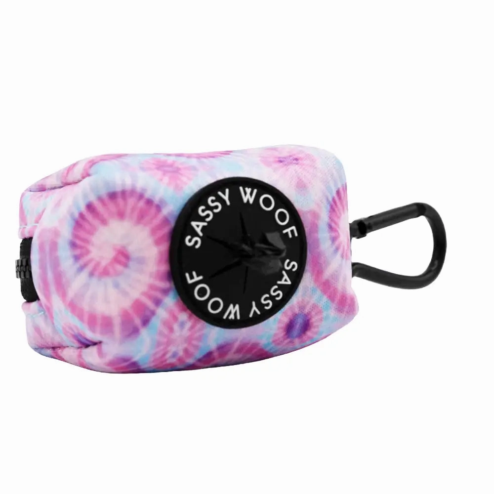 Dog Waste Bag Holder - Groovy Purple Haze treat storage jar,dog treat container,pet snack jar