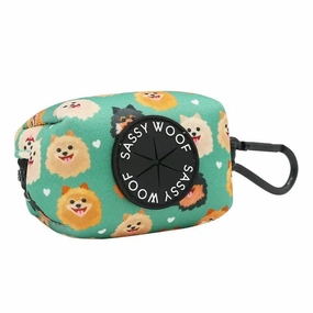 Dog Waste Bag Holder - Pawfect Pom treat storage jar,dog treat container,pet snack jar
