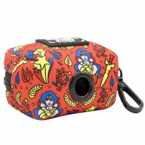 Dog Waste Bag Holder - Wonder Woman treat storage jar,dog treat container,pet snack jar