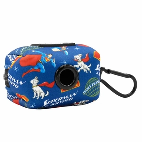 Dog Waste Bag Holder -Superman & Krypto treat storage jar,dog treat container,pet snack jar