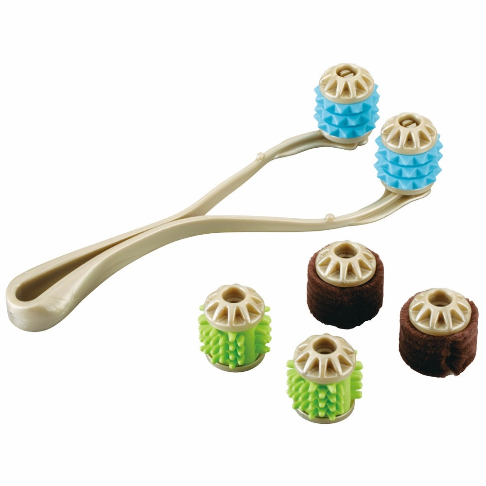 DoggyMan 3-In-1 Massager With Interchangeable Rollers For Dogs
