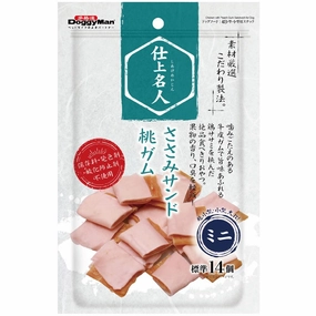 DoggyMan Chicken With Peach Gum Sandwich Dog Treats 50g dog dental snacks,dental bones for dogs,dog oral sticks