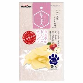 DoggyMan Crispy Apple Chips Dog Treats 80g (Exp 5May25) dog dental snacks,dental bones for dogs,dog oral sticks
