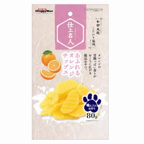 DoggyMan Crispy Orange Chips Dog Treats 80g (Exp 1Feb25) dog dental snacks,dental bones for dogs,dog oral sticks