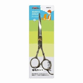 DoggyMan Honey Smile Straight Grooming Scissors For Cats & Dogs dog leash,reflective leash,retractable dog leash