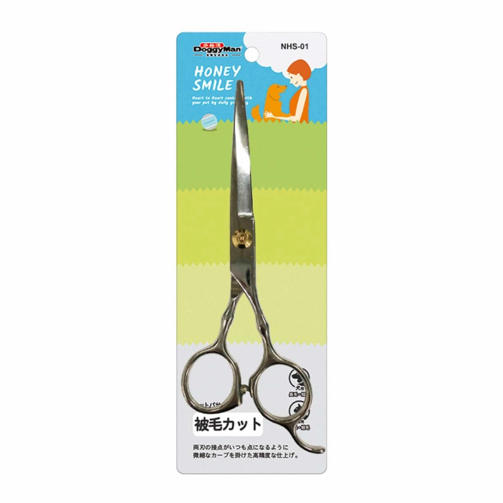 DoggyMan Honey Smile Straight Grooming Scissors For Cats & Dogs dog leash,reflective leash,retractable dog leash