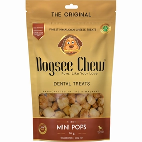 Dogsee Chew Mini Pops Himalayan Cheese Grain-Free Dog Treats 70g dog dental snacks,dental bones for dogs,dog oral sticks