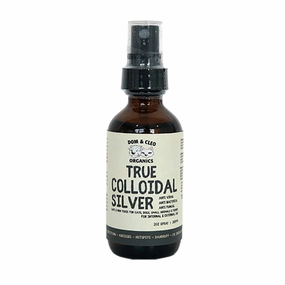 Dom & Cleo True Colloidal Silver Spray 2oz small pet habitat,pet cage accessories,small animal home