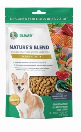 Dr. Marty's Freeze-Dried Dog Food Nature's Blend Active Vitality frozen pet food,frozen raw meals,dog frozen nuggets