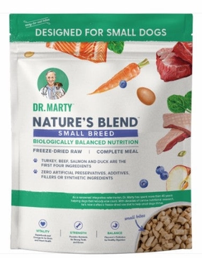 Dr. Marty's Freeze-Dried Dog Food Nature's Blend Small Breed frozen pet food,frozen raw meals,dog frozen nuggets
