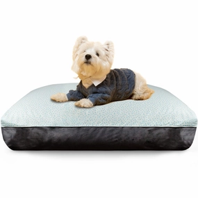 DreamCastle Natural Dog Bed (Blue Little Star) orthopedic dog bed,large dog bed,washable dog bed