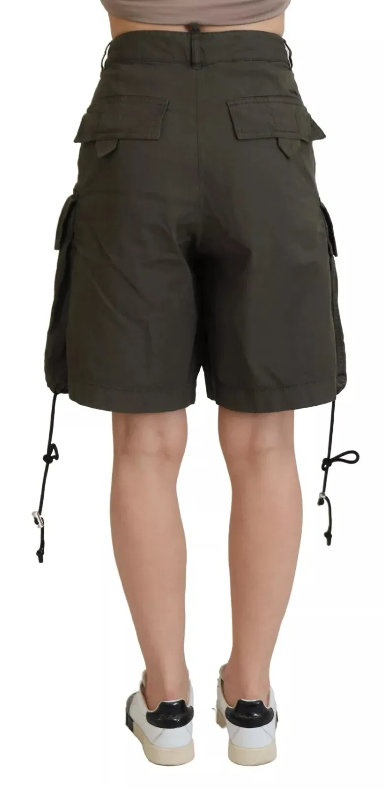 Dsqua2  High Waist Cargo Bermuda Women Women's Shorts