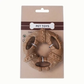 Durable Dog Chew Ring For Dogs - 9.5cm durable dog toy,rope chew toy,interactive dog toy