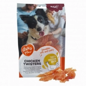 Duvo Dog Snack Chicken Twisters meat dog treat,healthy dog snack,jerky for dogs