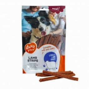Duvo Dog Snack Lamb Strips meat dog treat,healthy dog snack,jerky for dogs