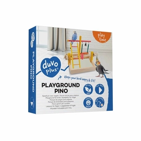 Duvo Laroy Bird Playground Pino 22.5cm x 22.5cm x 20cm bird nesting box,bird cage accessories,bird habitat