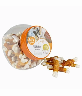 Duvo  Meat! Chicken & Calcium Bones 500G meat dog treat,healthy dog snack,jerky for dogs