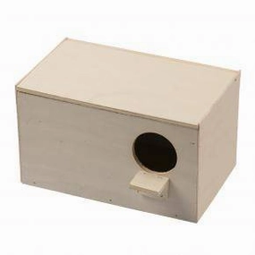 Duvo Nest Box Lovebird Horizontal 25cm x 15cm x 15cm bird nesting box,bird cage accessories,bird habitat