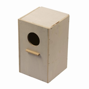 Duvo Nest Box Lovebird Vertical 15cm x 15cm x 25cm bird nesting box,bird cage accessories,bird habitat