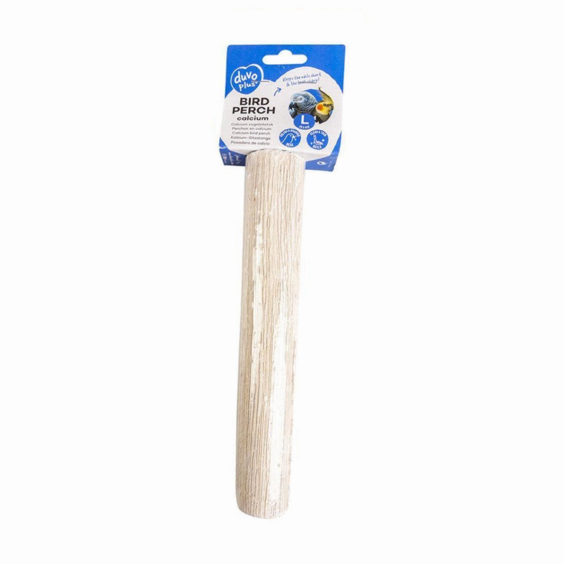 Duvo Plus Calcium Bird Perch White L 25cm x 4cm bird nesting box,bird cage accessories,bird habitat