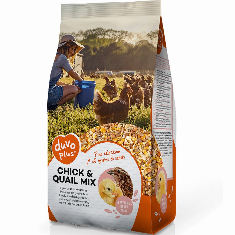 Duvo Plus Chick & Quail Mix 5kg bird seed mix,small bird food,parakeet pellets