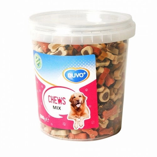 Duvo Soft Chew Mix - 500g meat dog treat,healthy dog snack,jerky for dogs