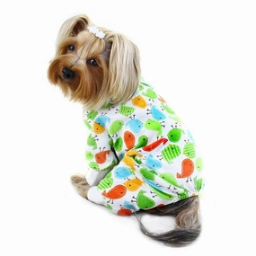 Early Birdies Knit Cotton Dog Pajamas dog underwear,dog diaper,pet undergarments