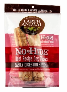 Earth Animal No-Hide Chews Packages - Beef 7" 2pk pet id tag,personalized dog tag,engraved cat id