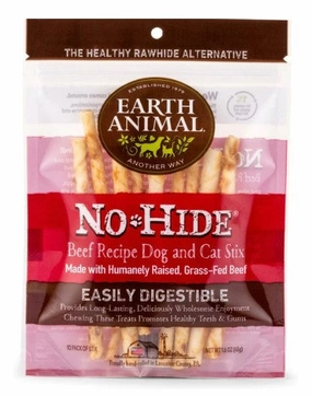 Earth Animal No-Hide Chews Packages - Beef Stix 10pk pet id tag,personalized dog tag,engraved cat id