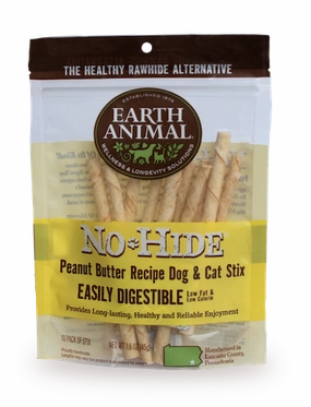 Earth Animal No-Hide Chews Packages - Peanut Butter Stix 10pk pet id tag,personalized dog tag,engraved cat id