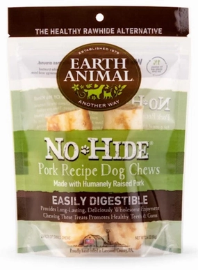 Earth Animal No-Hide Chews Packages - Pork 4" 2pk pet id tag,personalized dog tag,engraved cat id