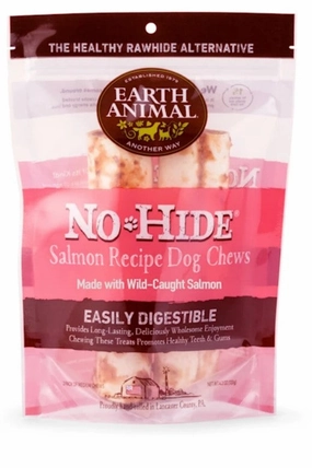 Earth Animal No-Hide Chews Packages - Salmon 7" 2pk pet id tag,personalized dog tag,engraved cat id