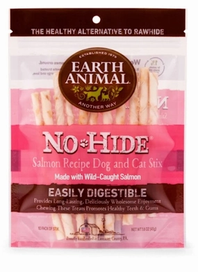 Earth Animal No-Hide Chews Packages - Salmon Stix 10pk pet id tag,personalized dog tag,engraved cat id