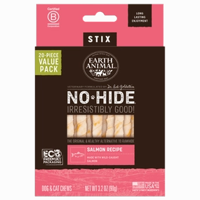 Earth Animal No-Hide Chews Packages - Salmon Stix 20pk pet id tag,personalized dog tag,engraved cat id