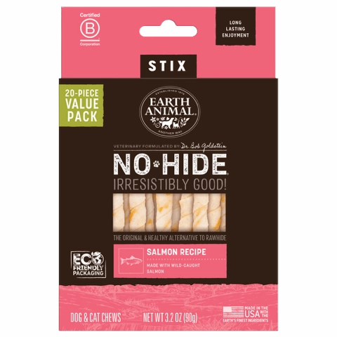 Earth Animal No-Hide Chews Packages - Salmon Stix 20pk pet id tag,personalized dog tag,engraved cat id