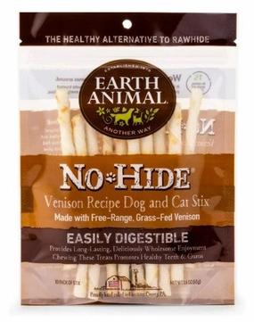 Earth Animal No-Hide Chews Packages - Venison Stix 10pk pet id tag,personalized dog tag,engraved cat id