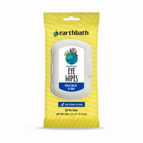 Earthbath Eye Wipes Witch Hazel & Aloe 30 wipes food toppers for dogs,dog gravy,dog flavor boost