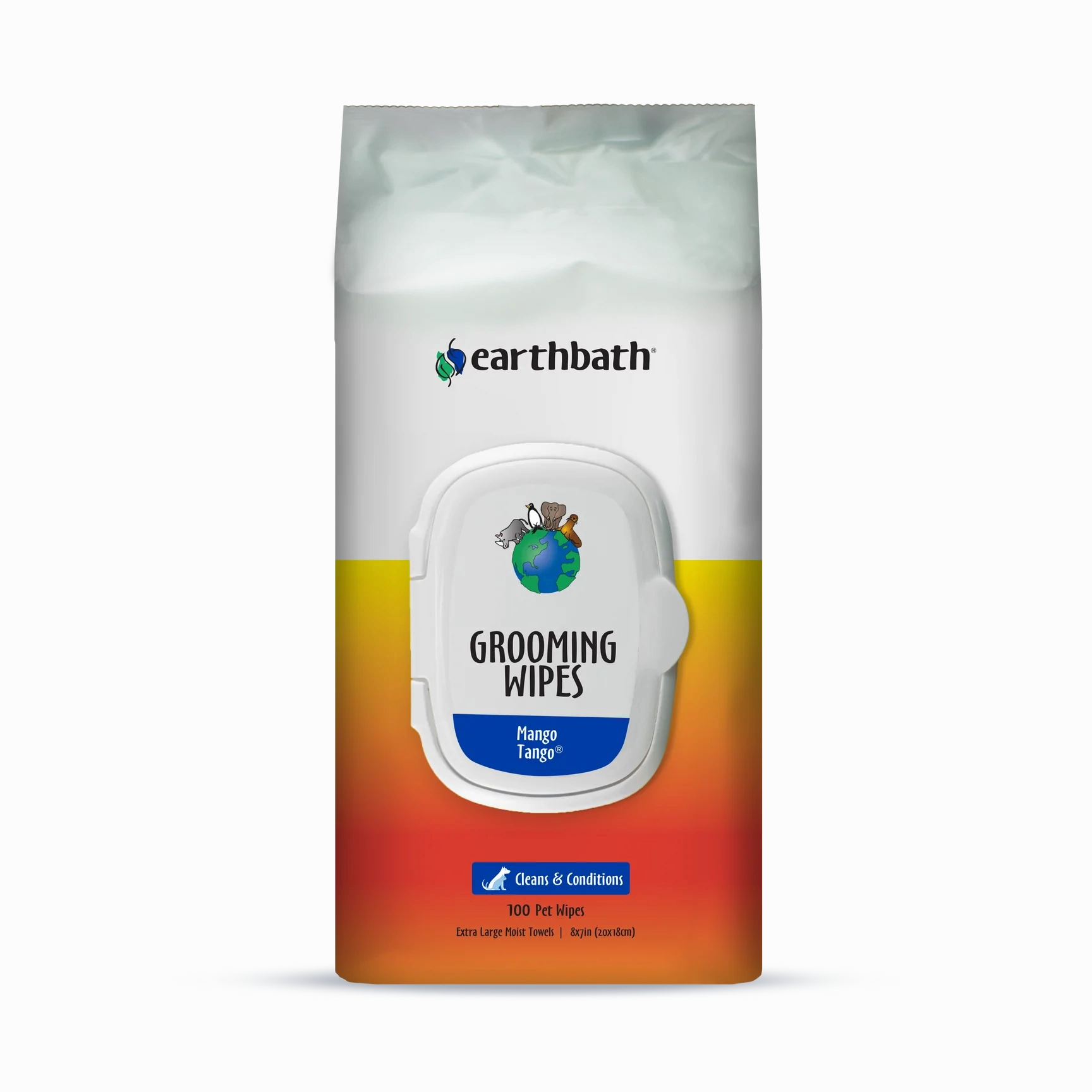 Earthbath Grooming Wipes - Mango Tango - 100ct