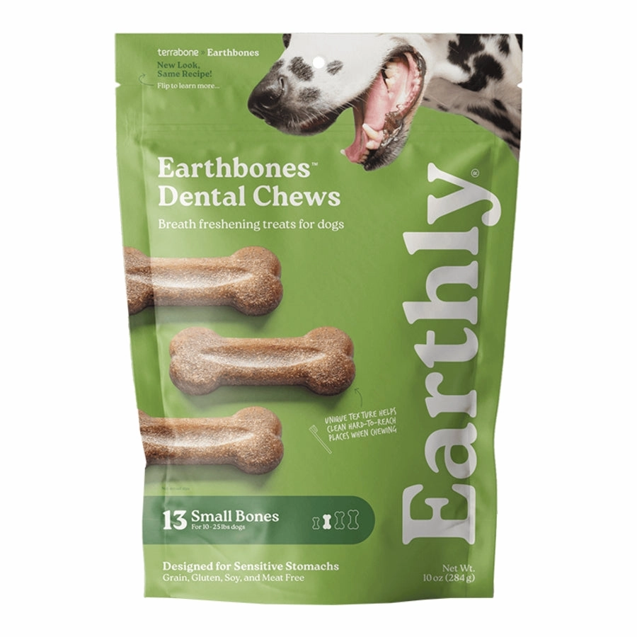 Earthly Earthbones Dental Chews - Small - 13ct pet id tag,personalized dog tag,engraved cat id