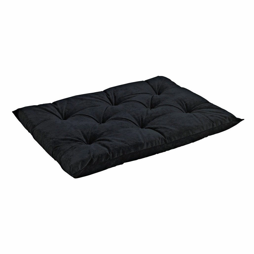 Ebony Microvelvet Tufted Cushion Dog Crate Mat crate mat,memory foam pad,dog bed cushion
